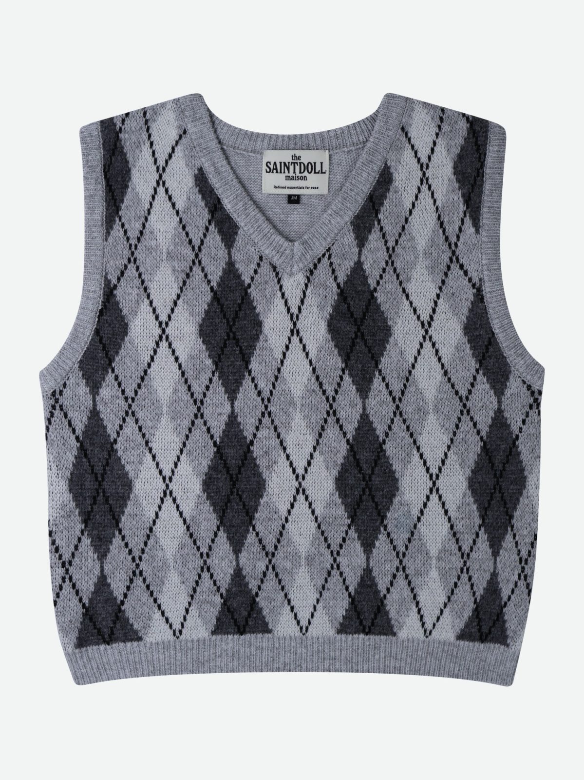 Argyle Knit Vest
